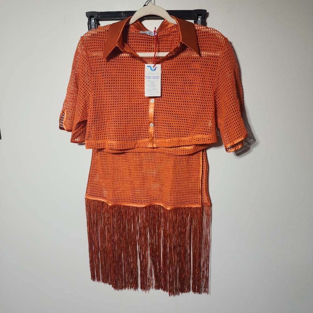 NWT | My Beachy Side Camelia Set Skirt + Top Size Small - Picture 11 of 11